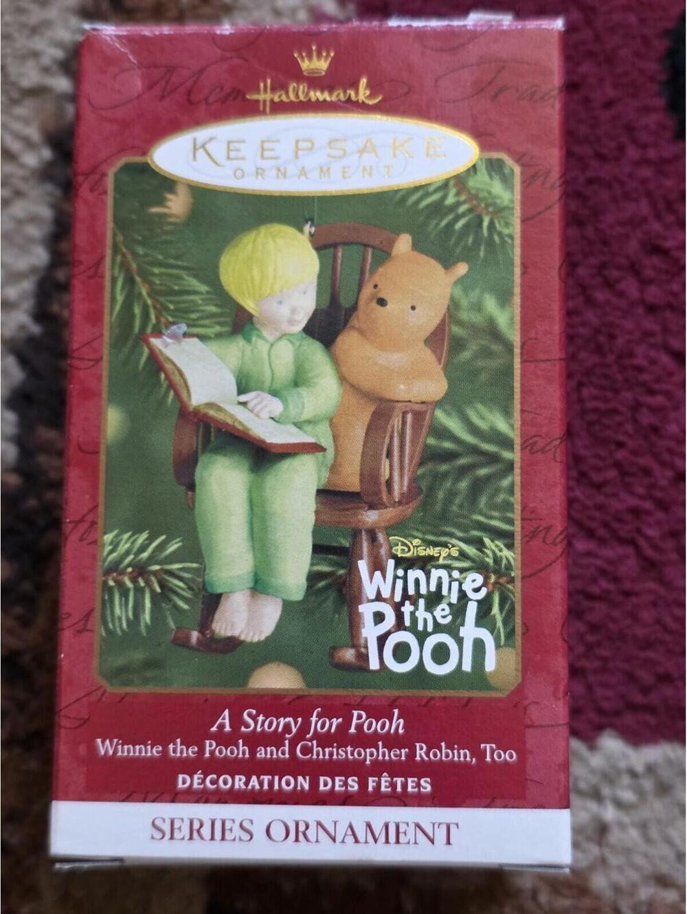 Winnie The Pooh 2001 Hallmark Ornament Christopher Robin A Story For Pooh